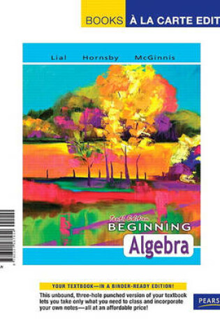 Cover of Beginning Algebra, Books a la Carte Edition