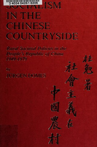 Cover of Socialism in the Chinese Countryside