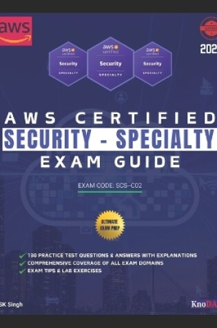 Cover of AWS Certified Security - Specialty Exam Guide