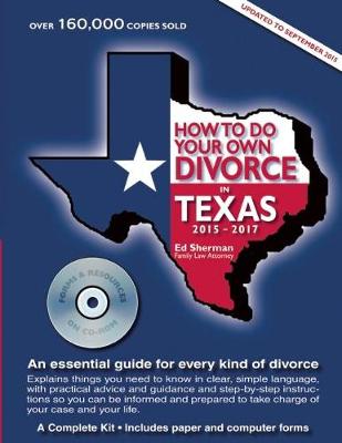 Book cover for How to Do Your Own Divorce in Texas 2015-2017