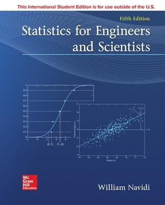 Book cover for ISE STATISTICS FOR ENGINEERS AND SCIENTISTS
