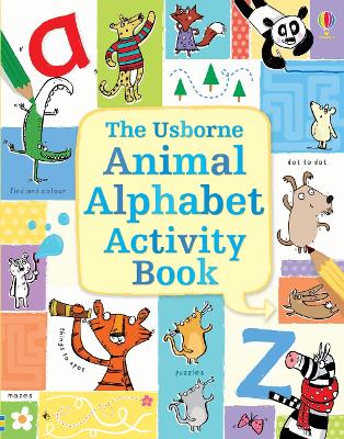 Book cover for Animal Alphabet Activity book