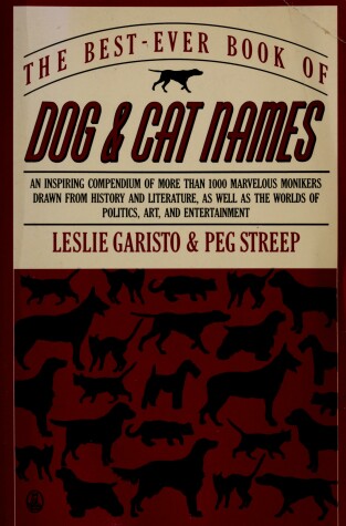 Book cover for Best-Ever Book of Dog and Cat Names