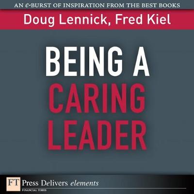 Book cover for Being a Caring Leader