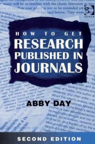 Cover of How to Get Research Published in Journals