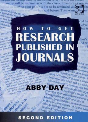 Book cover for How to Get Research Published in Journals