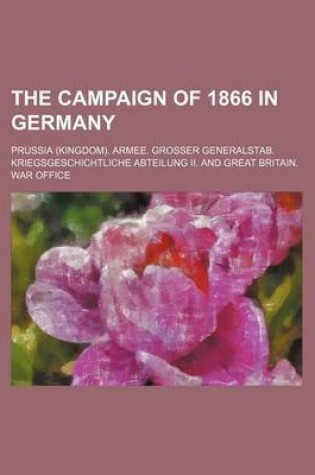 Cover of The Campaign of 1866 in Germany