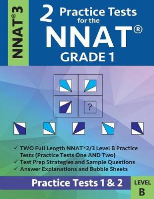 Book cover for 2 Practice Tests for the Nnat Grade 1 -Nnat3 - Level B
