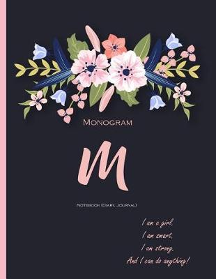 Book cover for Monogram 'M' Notebook (Diary, Journal)