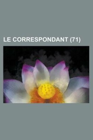 Cover of Le Correspondant (71)