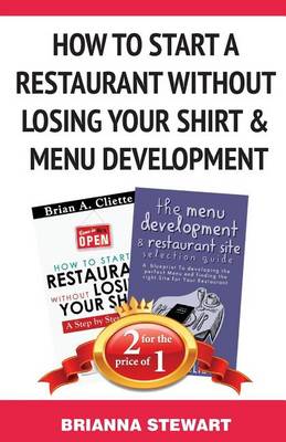 Book cover for How to Start a Restaurant Without Losing Your Shirt & Menu Development