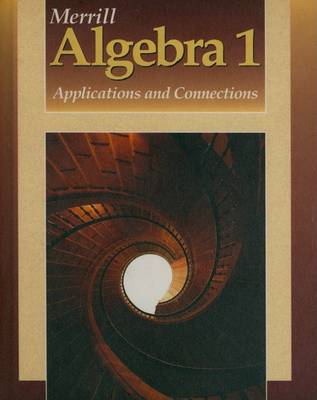 Book cover for Merrill Algebra 1.1995 - Applications and Connections - Student Edition