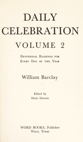 Book cover for Every Day with William Barclay