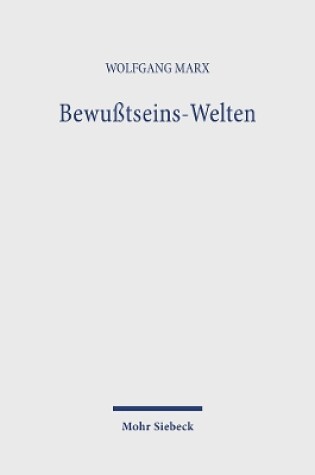 Cover of Bewusstseins-Welten