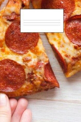 Cover of Pizza Blank Paper Book - I Love Pizza