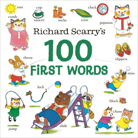 Book cover for Richard Scarry's 100 First Words