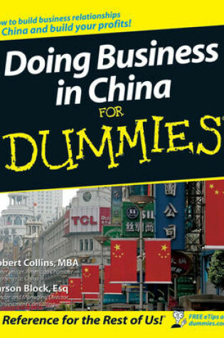 Cover of Doing Business in China For Dummies