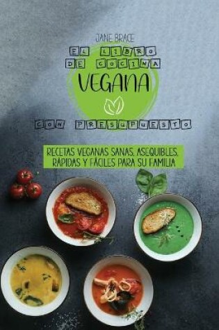 Cover of El libro de cocina vegano sobre un presupuesto