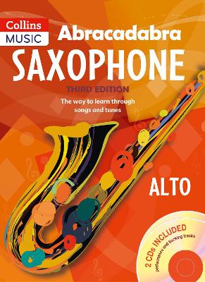 Cover of Abracadabra Saxophone (Pupil's book + 2 CDs)