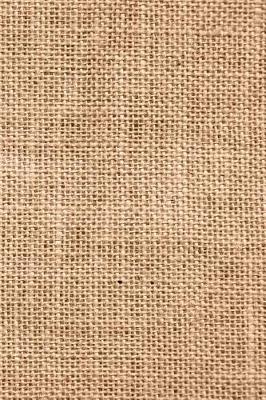 Cover of 2019 Weekly Planner Brown Burlap Faux Texture 134 Pages