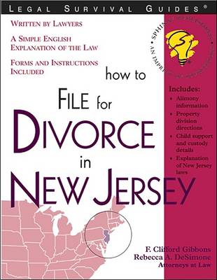 Book cover for How to File for Divorce in New Jersey