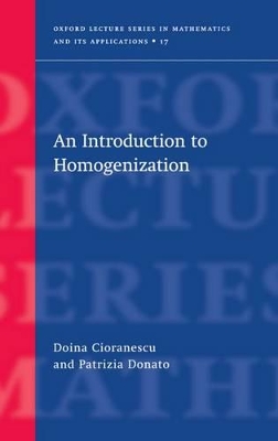 Cover of An Introduction to Homogenization