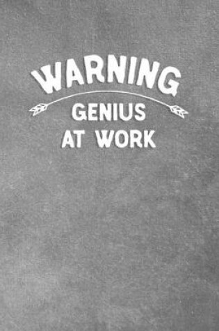 Cover of Warning Genius At Work