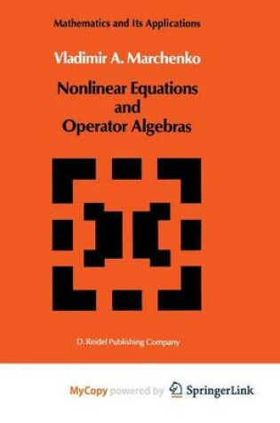 Cover of Nonlinear Equations and Operator Algebras