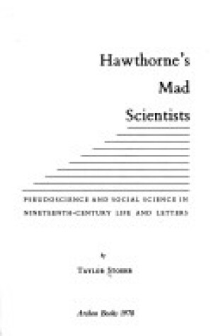 Cover of Hawthorne's Mad Scientists