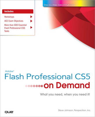 Book cover for Adobe Flash Professional CS5 on Demand