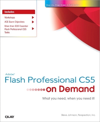 Book cover for Adobe Flash Professional CS5 on Demand