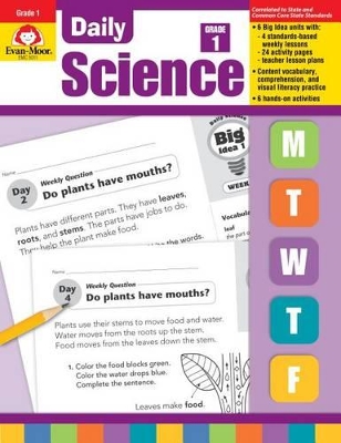Book cover for Daily Science, Grade 1 Teacher Edition