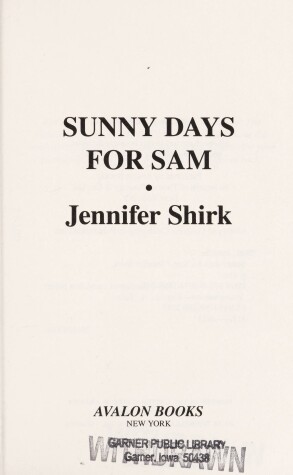 Book cover for Sunny Days for Sam