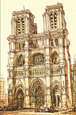 Book cover for Notre Dame Paris Drawing 1828