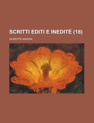 Book cover for Scritti Editi E Inedite (18)