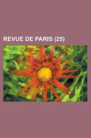 Cover of Revue de Paris (25)