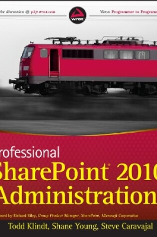 Cover of Professional SharePoint 2010 Administration