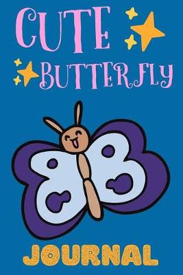 Book cover for Cute Butterfly Journal