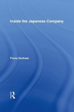 Cover of Inside the Japanese Company