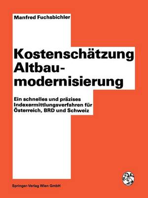 Book cover for Kostenschatzung Altbaumodernisierung
