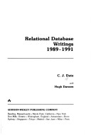 Book cover for Relational Database Writings 1989-1991