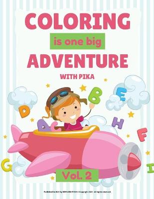 Book cover for Coloring and activity book for kids