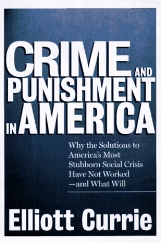 Cover of Crime and Punishment in America