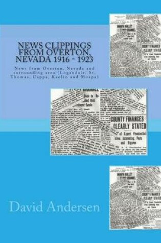 Cover of News Clippings From Overton, Nevada 1916 - 1923