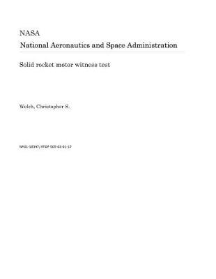 Book cover for Solid Rocket Motor Witness Test