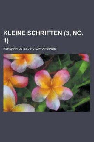 Cover of Kleine Schriften