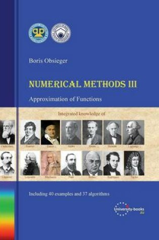 Cover of Numerical Methods III - Approximation of Functions