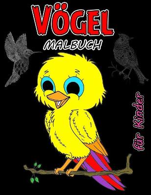 Book cover for Vögel Malbuch für Kinder