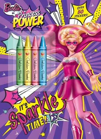 Book cover for It's Sparkle Time! (Barbie in Princess Power)