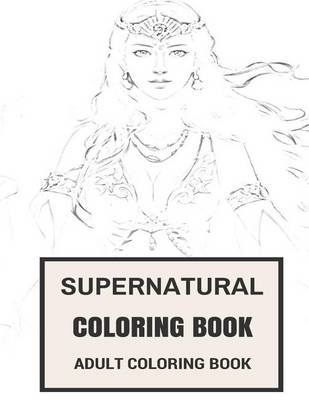 Book cover for Supernatural Coloring Book